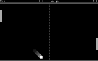 Pong screen shot